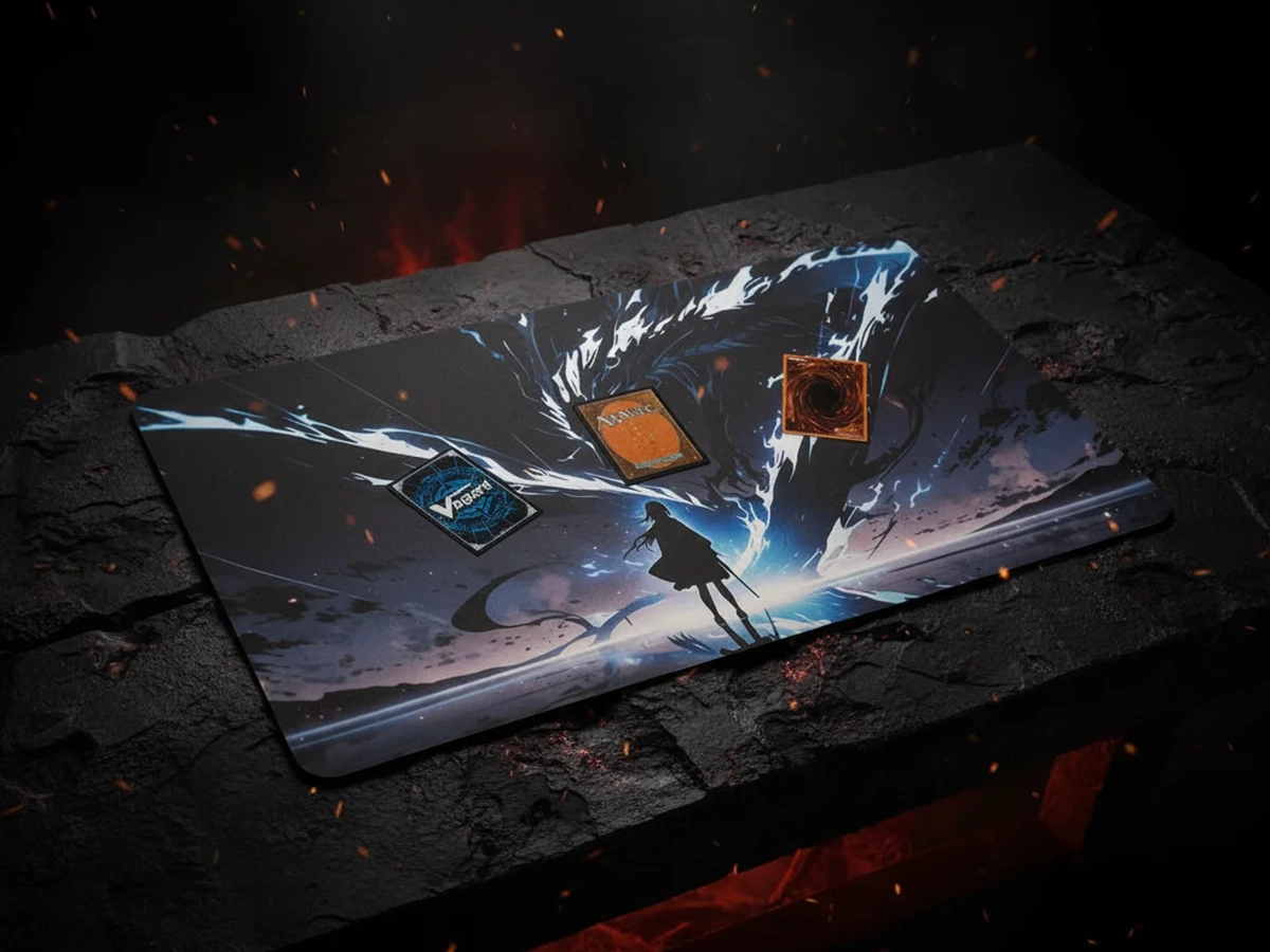 Custom TCG Playmat - 24x14 Card Game Mat - 24x14 inch custom printed gaming mat for Card Games and Mousepad