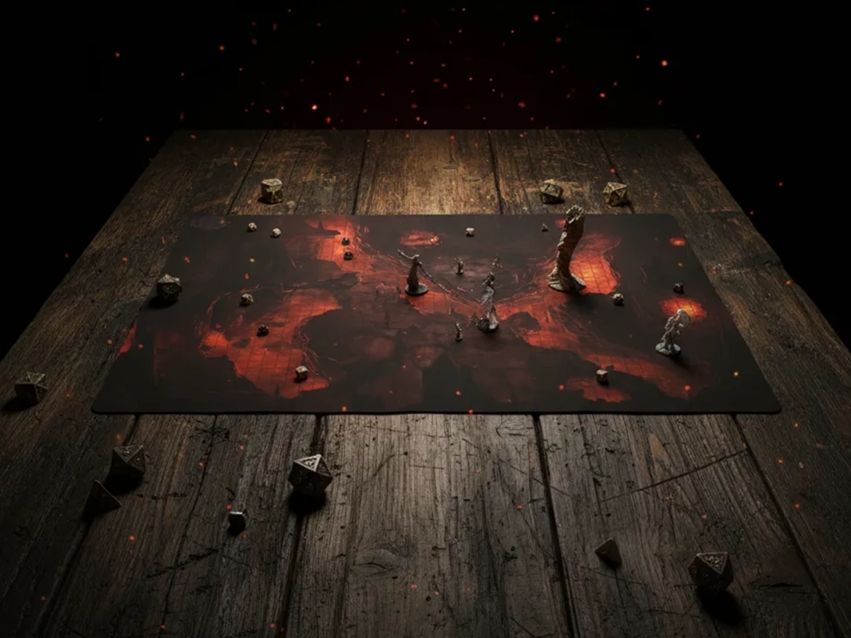 Custom Battle Map - 36x48 D&D & RPG Gaming Mat - 36x48 inch custom printed gaming mat for Tabletop RPG and Wargaming